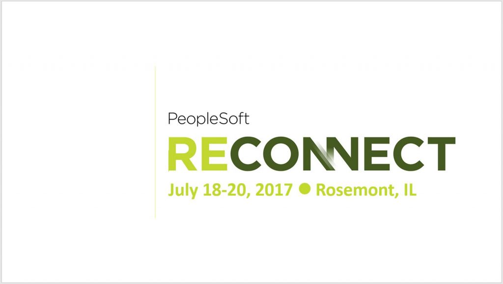 Video: “PeopleSoft of the Future” at ReConnect 2017
